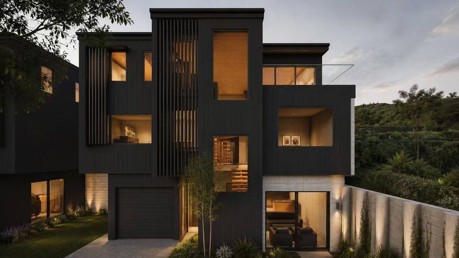 Castor Bay — front elevation