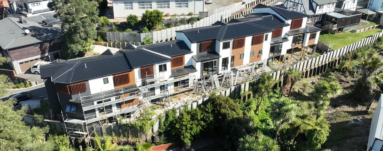Howick — homes in their landscaped setting